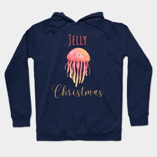 Merry Christmas cute jellyfish Hoodie